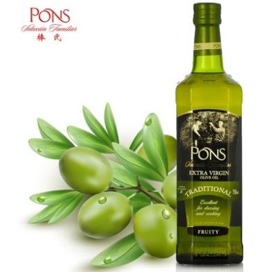 棒氏PONS西班牙原瓶原装进口特级初榨橄榄油750ml