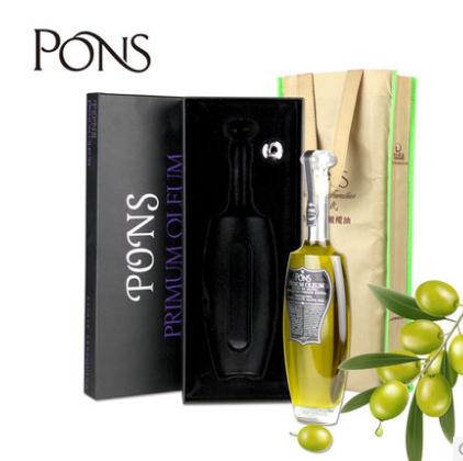棒氏PONS西班牙原瓶原装进口特级初榨食用橄榄油尊品礼盒 500ml